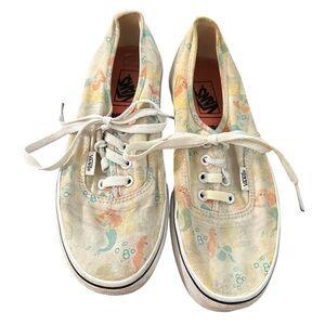 VANS x Disney Little Mermaid Ariel Shoes women's size 7 1/2, well loved